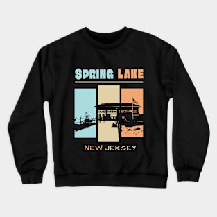 Vintage Spring Lake, New Jersey Gift Crewneck Sweatshirt